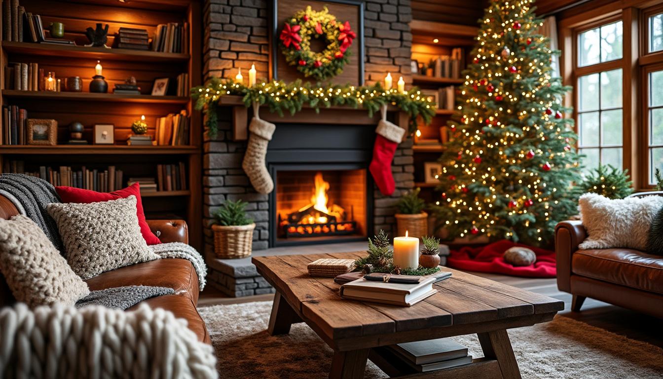 plongez dans l'ambiance chalet et découvrez nos conseils pour créer une déco de noël rustique, chaleureuse et authentique. idées, inspirations et astuces pour une atmosphère festive dans votre intérieur.