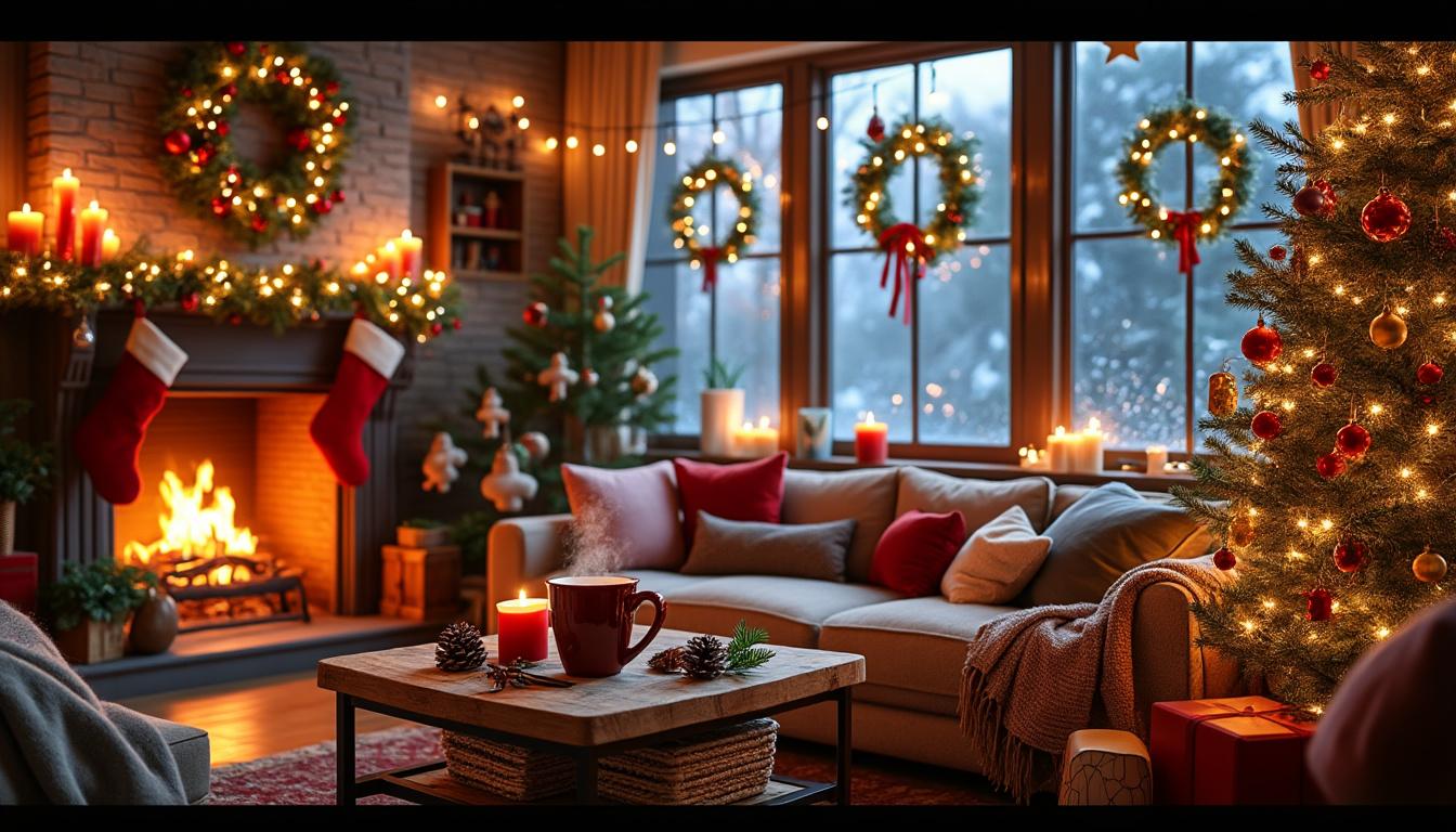 découvrez des astuces et idées créatives pour décorer votre intérieur et créer une ambiance chaleureuse pour noël. transformez votre maison en un lieu féerique avec des décorations inspirantes, des couleurs chaleureuses et des touches personnelles qui raviront vos proches.