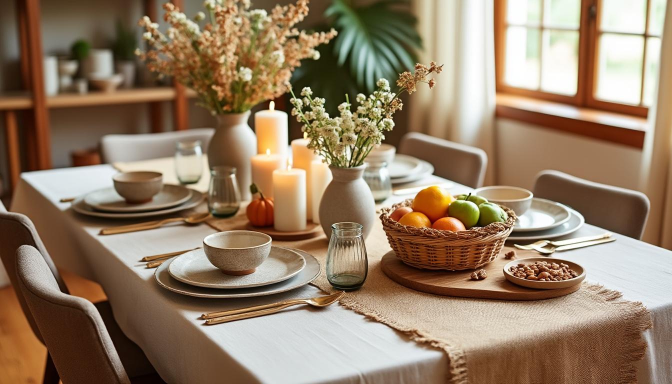 découvrez des idées faciles et élégantes pour décorer une table de fête simplement. astuces, inspirations et conseils pour créer une ambiance chaleureuse sans effort !