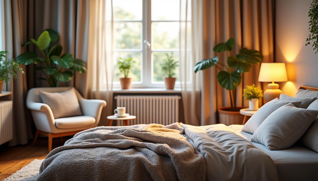 découvrez comment transformer votre chambre en un havre de paix cocooning. astuces de décoration, choix de tissus douillets et éclairage tamisé pour un espace chaleureux et accueillant. créez un cocon de confort et de sérénité chez vous.