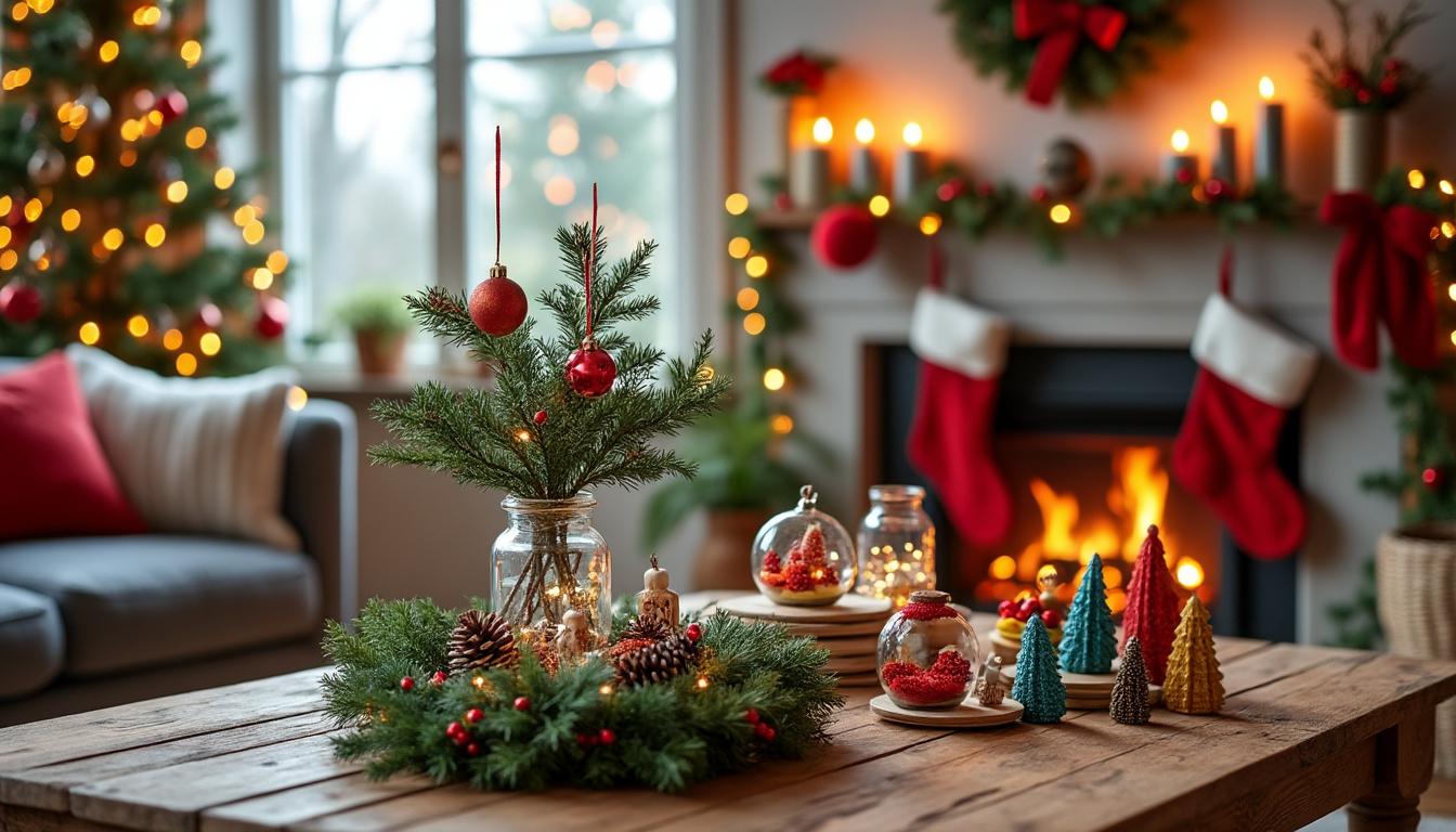 découvrez 10 idées de décorations de noël faciles à réaliser vous-même ! transformez votre intérieur en un véritable pays des merveilles festif grâce à nos astuces diy simples et créatives. parfait pour personnaliser vos fêtes et émerveiller vos proches.