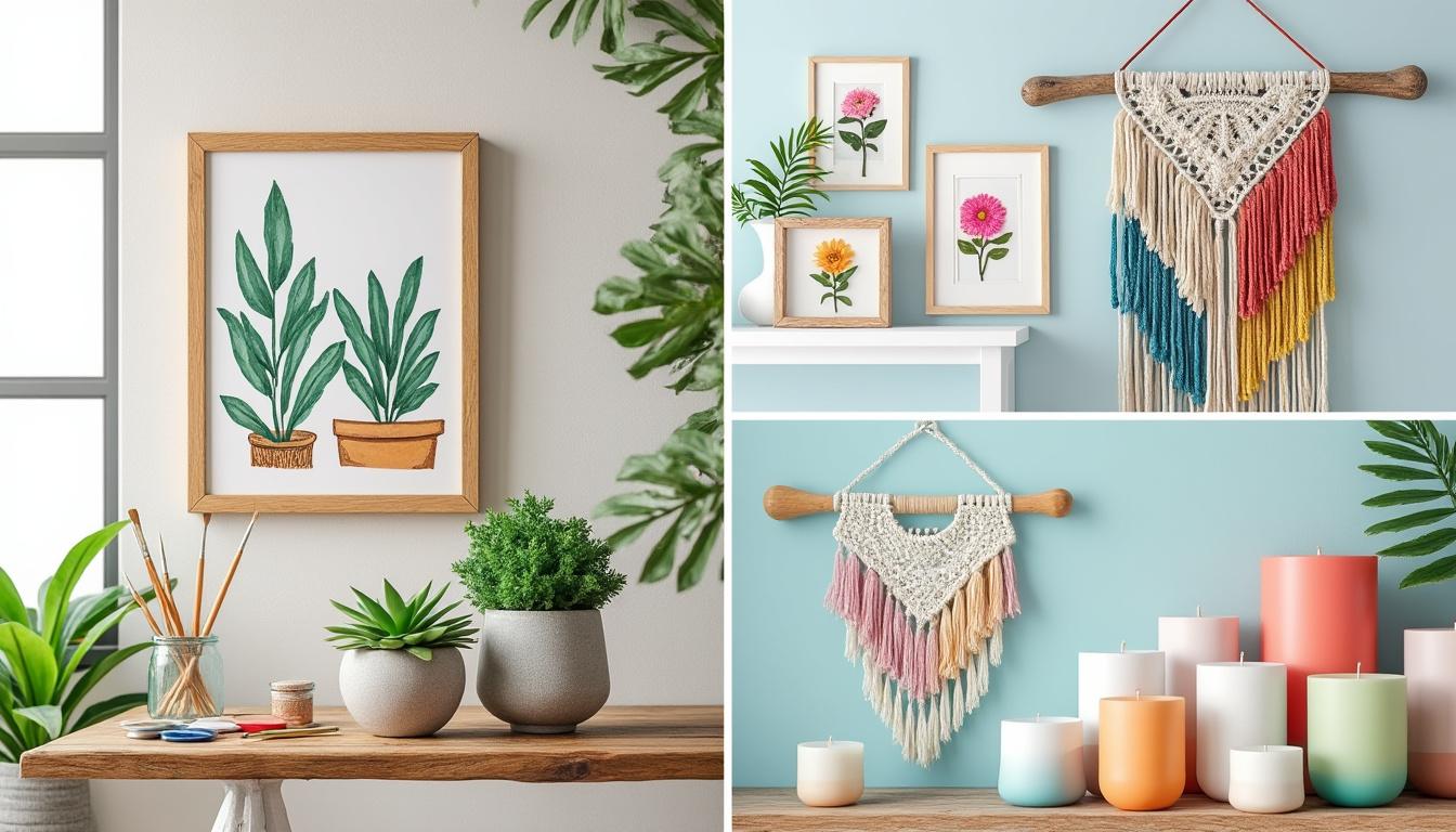 découvrez 5 idées diy faciles pour créer votre propre décoration intérieure. suivez nos astuces simples et inspirez-vous pour personnaliser votre espace avec des projets à faire soi-même.