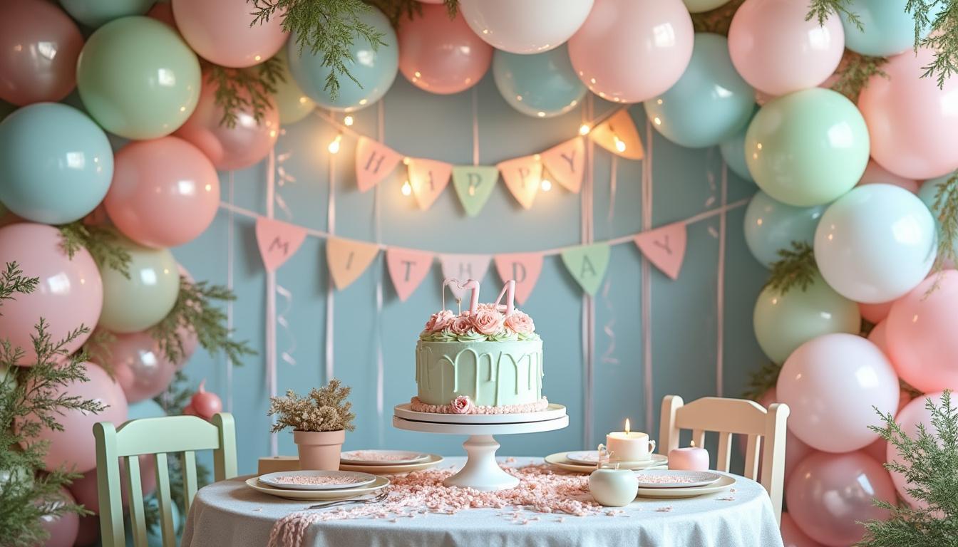 découvrez les meilleures idées de décoration d’anniversaire pastel pour 2025 : ambiances douces, tendances couleurs et accessoires pour une fête inoubliable et élégante !