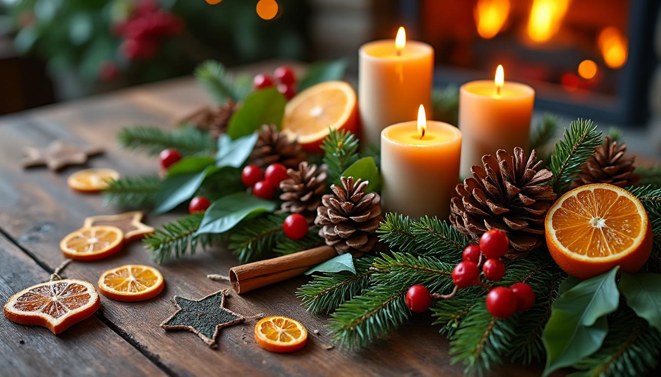 découvrez des idées inspirantes pour une décoration de noël authentique et écologique grâce à des matériaux naturels. utilisez bois, pommes de pin et feuillage pour créer une ambiance chaleureuse et festive durant les fêtes.