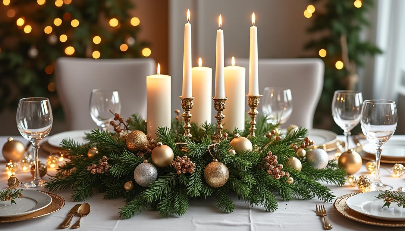 découvrez nos idées élégantes et tendance de centres de table pour noël afin de sublimer votre décoration de fête et impressionner vos invités avec un style chic et raffiné.