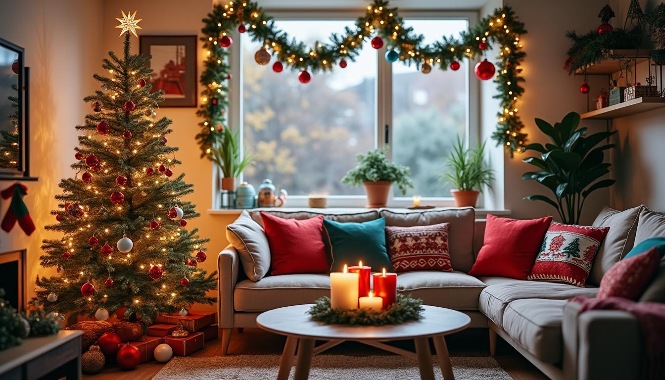 découvrez des idées déco de noël astucieuses et élégantes pour sublimer les petits espaces. inspirez-vous de nos conseils pour créer une ambiance festive sans encombrer votre intérieur !