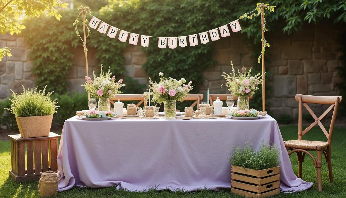 découvrez nos idées déco originales pour organiser un anniversaire champêtre réussi : suggestions de thèmes, accessoires naturels, inspirations diy et astuces pour une ambiance conviviale et élégante en plein air.