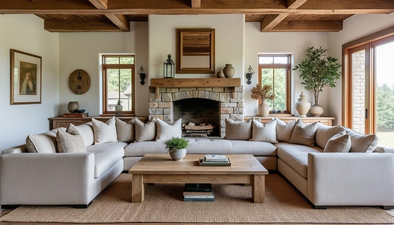 découvrez nos idées déco pour transformer votre salon en un espace chaleureux au style rustique chic. misez sur des matériaux naturels, des couleurs douces et des accessoires authentiques pour une ambiance élégante et conviviale.