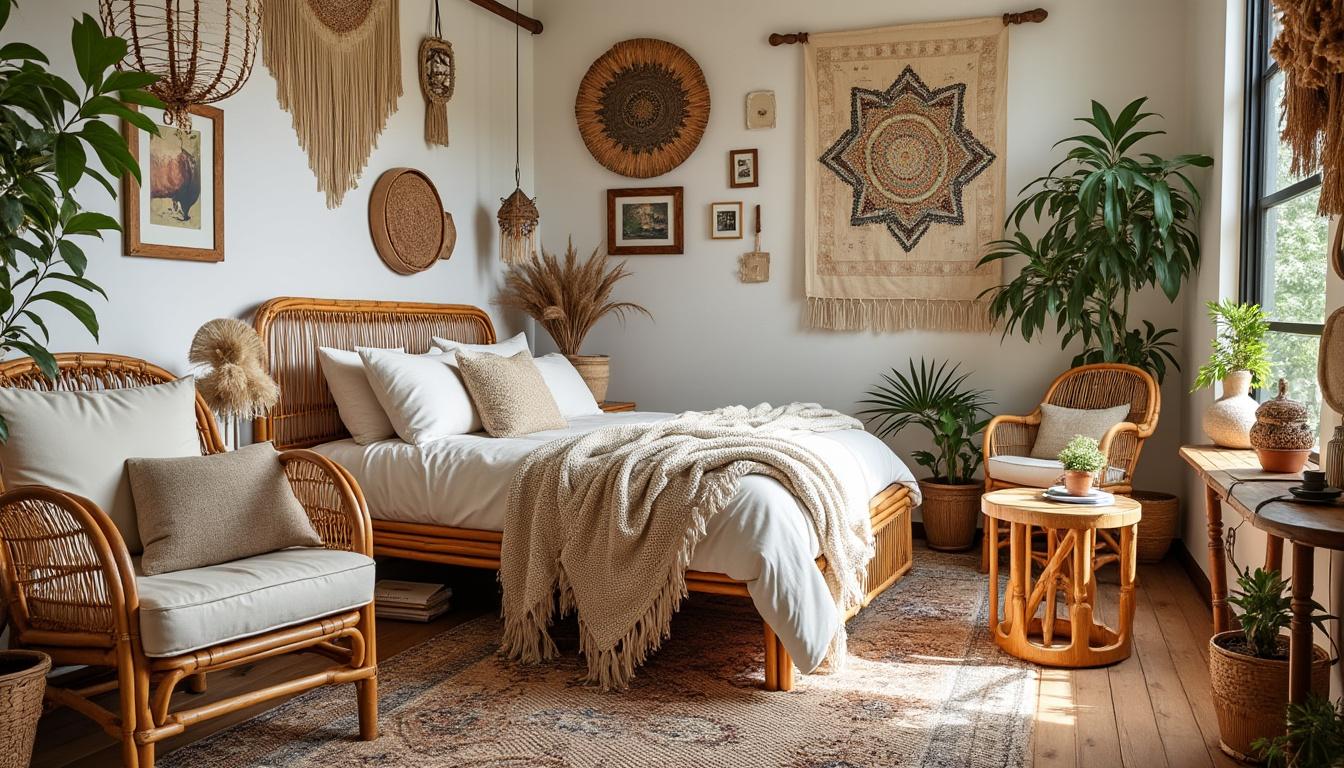 découvrez des idées et astuces pour une décoration de chambre bohème chic : couleurs naturelles, matières tendance et accessoires pour créer un espace chaleureux et stylé.