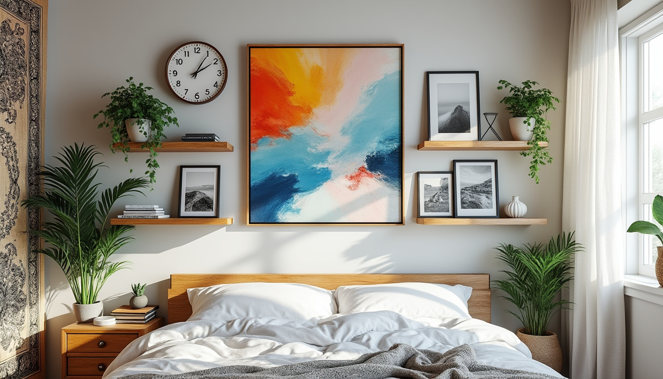 découvrez 5 idées créatives et faciles à réaliser pour décorer le mur au-dessus de votre lit et apporter une touche unique à votre chambre.