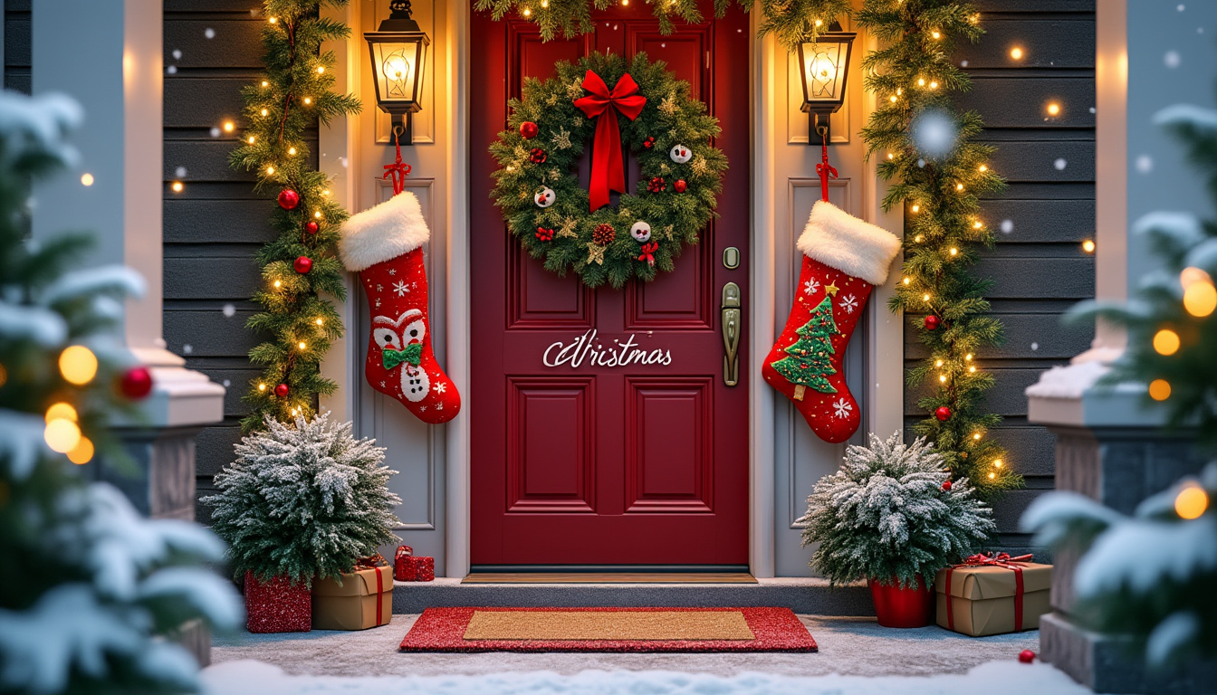 découvrez des idées originales et faciles pour décorer votre porte d’entrée à noël. donnez à votre maison un accueil festif et chaleureux grâce à des inspirations diy et tendances !
