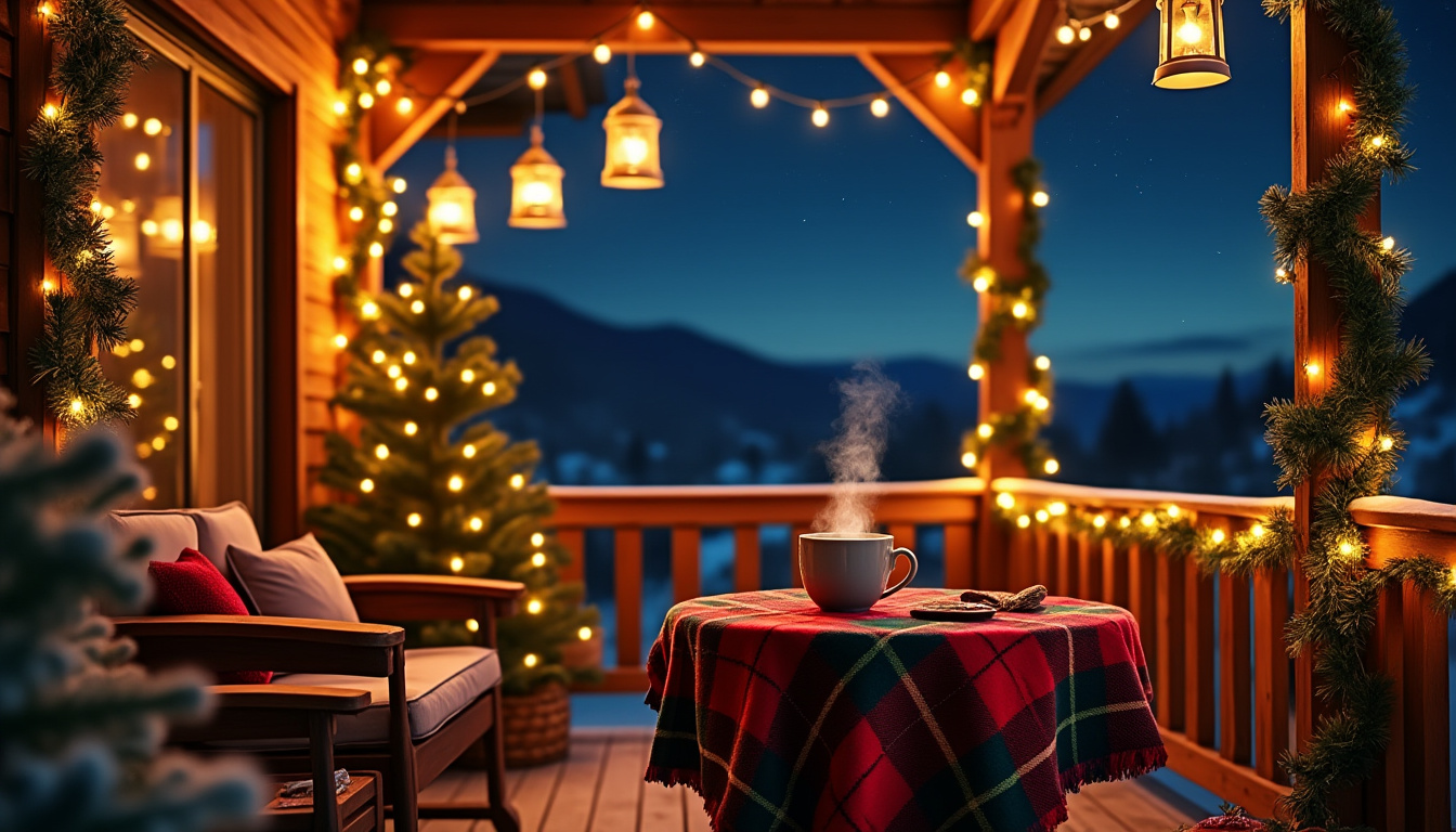 découvrez nos idées et conseils pour réussir la décoration de noël de votre balcon ou terrasse. ambiance festive, guirlandes lumineuses et accessoires extérieurs pour un espace accueillant durant les fêtes !