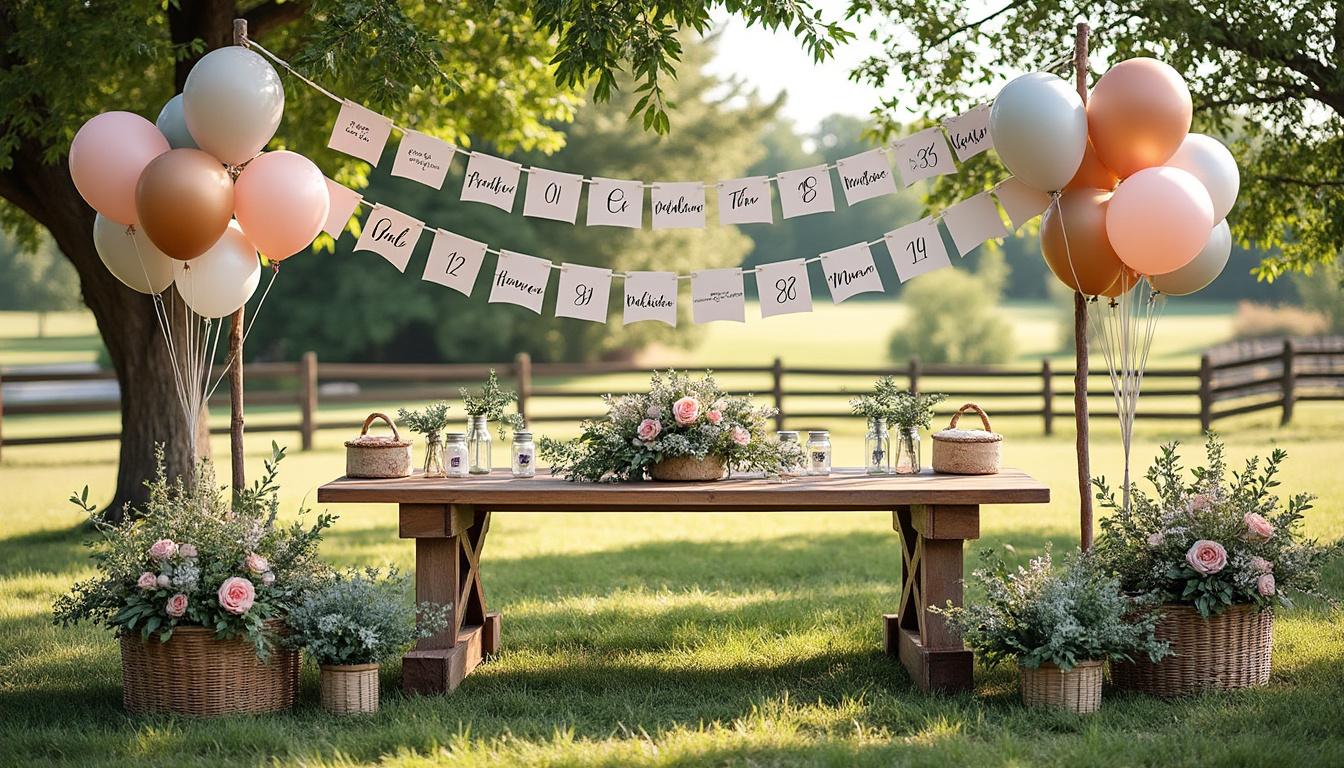 découvrez nos idées et accessoires de décoration personnalisée pour organiser une fête unique et mémorable. créez une ambiance sur-mesure qui impressionnera vos invités !