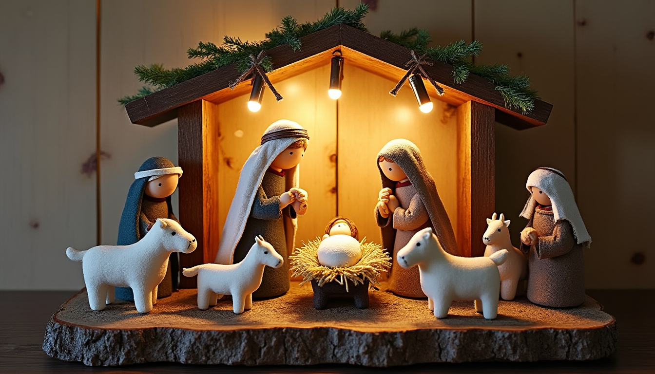 découvrez nos astuces déco pour fabriquer facilement une crèche de noël maison. inspirez-vous de nos conseils créatifs pour réaliser une crèche unique et chaleureuse, à partager en famille !