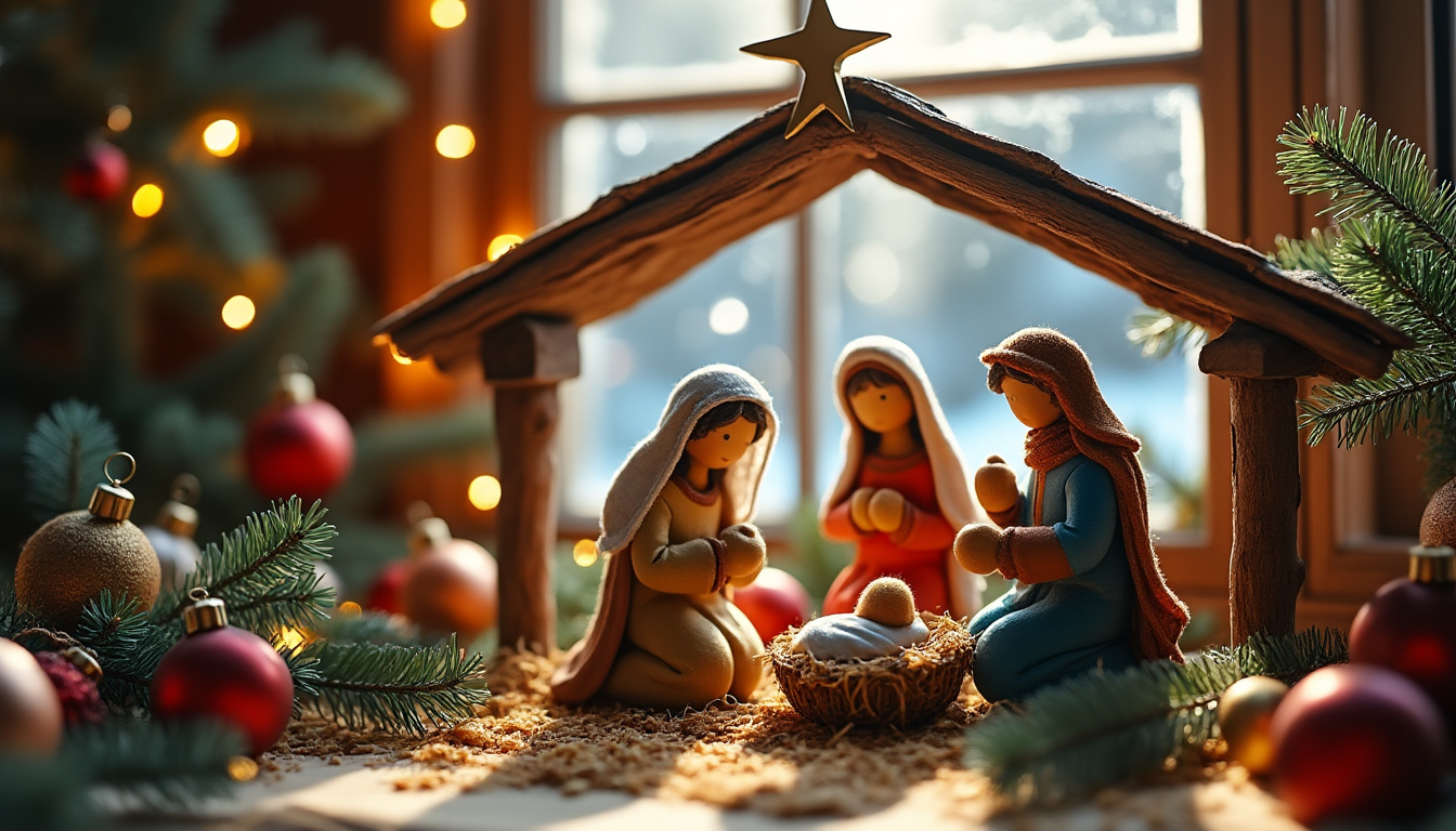découvrez nos astuces déco simples et créatives pour fabriquer une crèche de noël maison et personnaliser votre décoration de fêtes en famille.