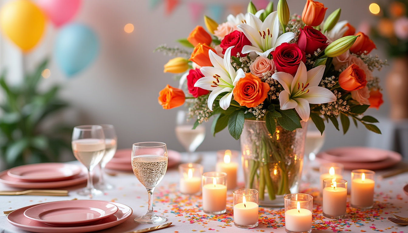 découvrez des idées originales et faciles de centres de table pour sublimer votre anniversaire ou réception. inspirez-vous pour créer une décoration unique qui impressionnera vos invités !