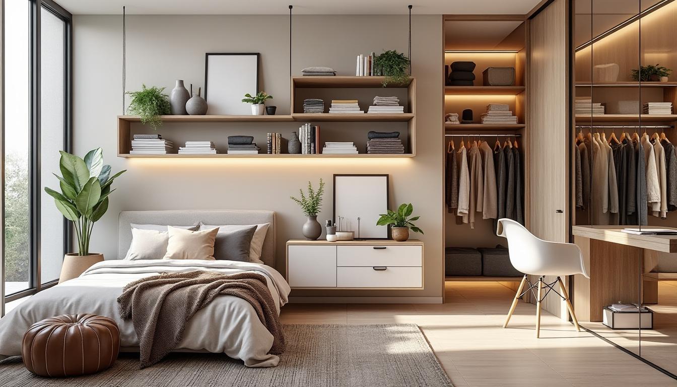 découvrez nos meilleures idées de rangements déco pour une chambre bien organisée : astuces pratiques, meubles ingénieux et inspirations pour allier fonctionnalité et style dans votre espace nuit.