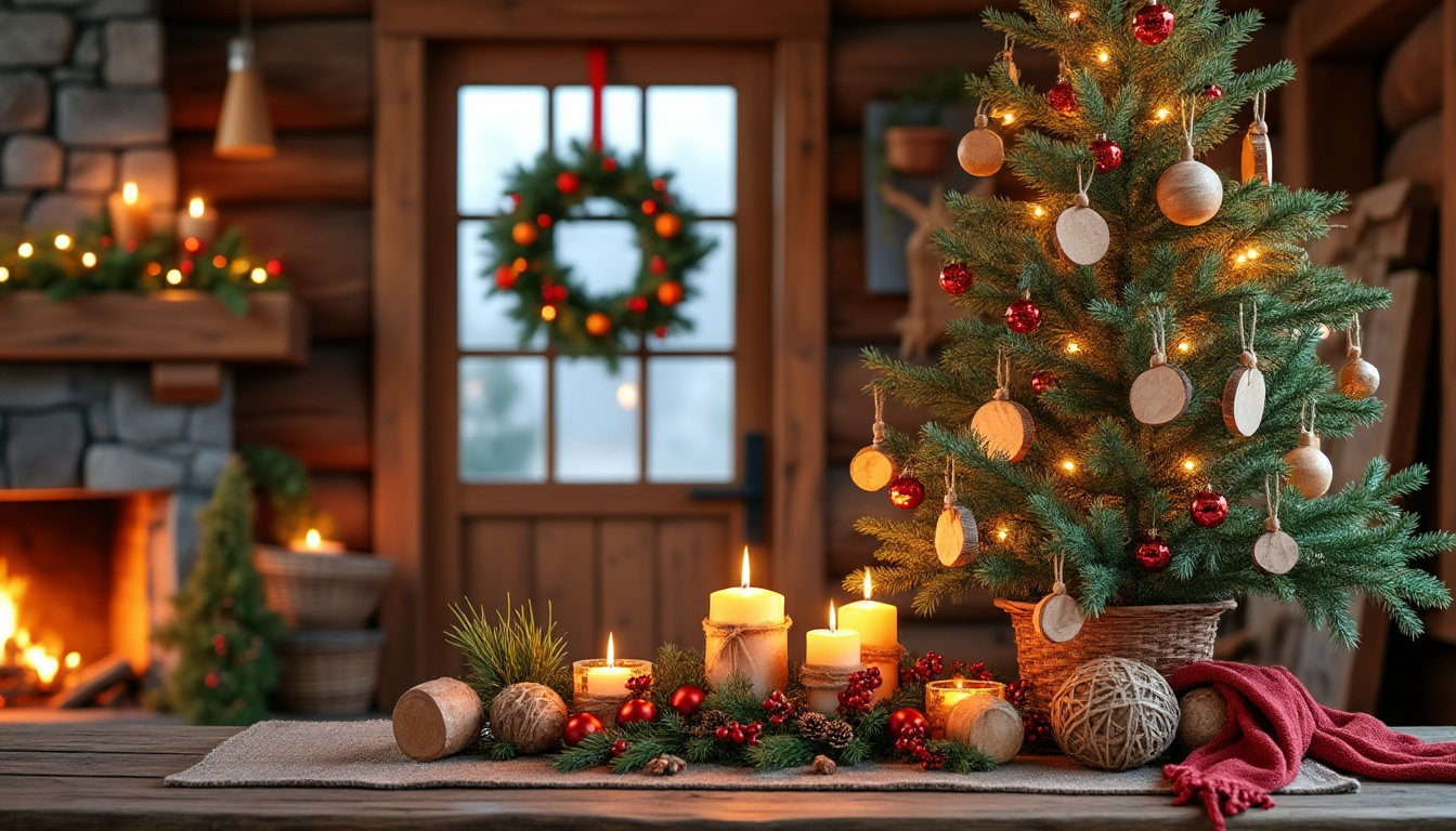 découvrez des idées déco de noël originales et écologiques avec du bois recyclé. inspirez-vous pour créer une ambiance chaleureuse et festive à petit prix tout en respectant l’environnement !