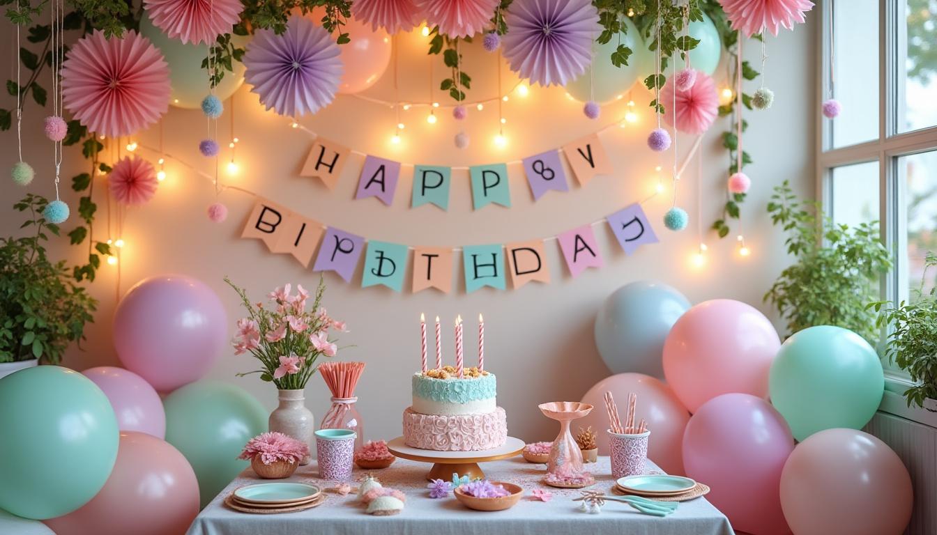 découvrez nos idées créatives et simples pour décorer un anniversaire en petit comité. ambiance conviviale, astuces déco, conseils pour une fête réussie et intimiste !