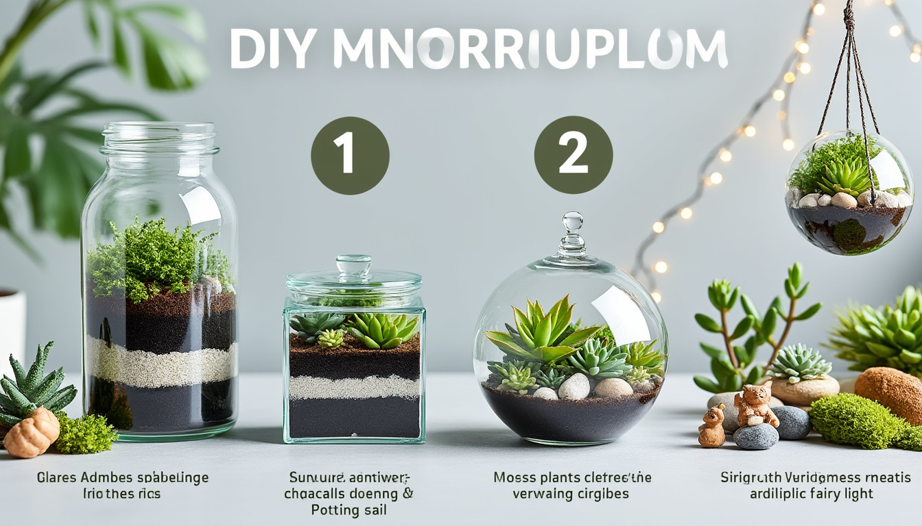 découvrez comment créer un terrarium déco unique grâce à notre tutoriel diy étape par étape. conseils, astuces et idées pour un intérieur végétal tendance !