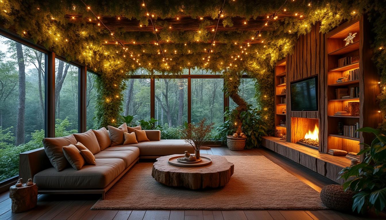 découvrez comment transformer votre salon en une véritable forêt enchantée grâce à des astuces de décoration, des jeux de lumières et des éléments naturels pour une ambiance féerique et apaisante.
