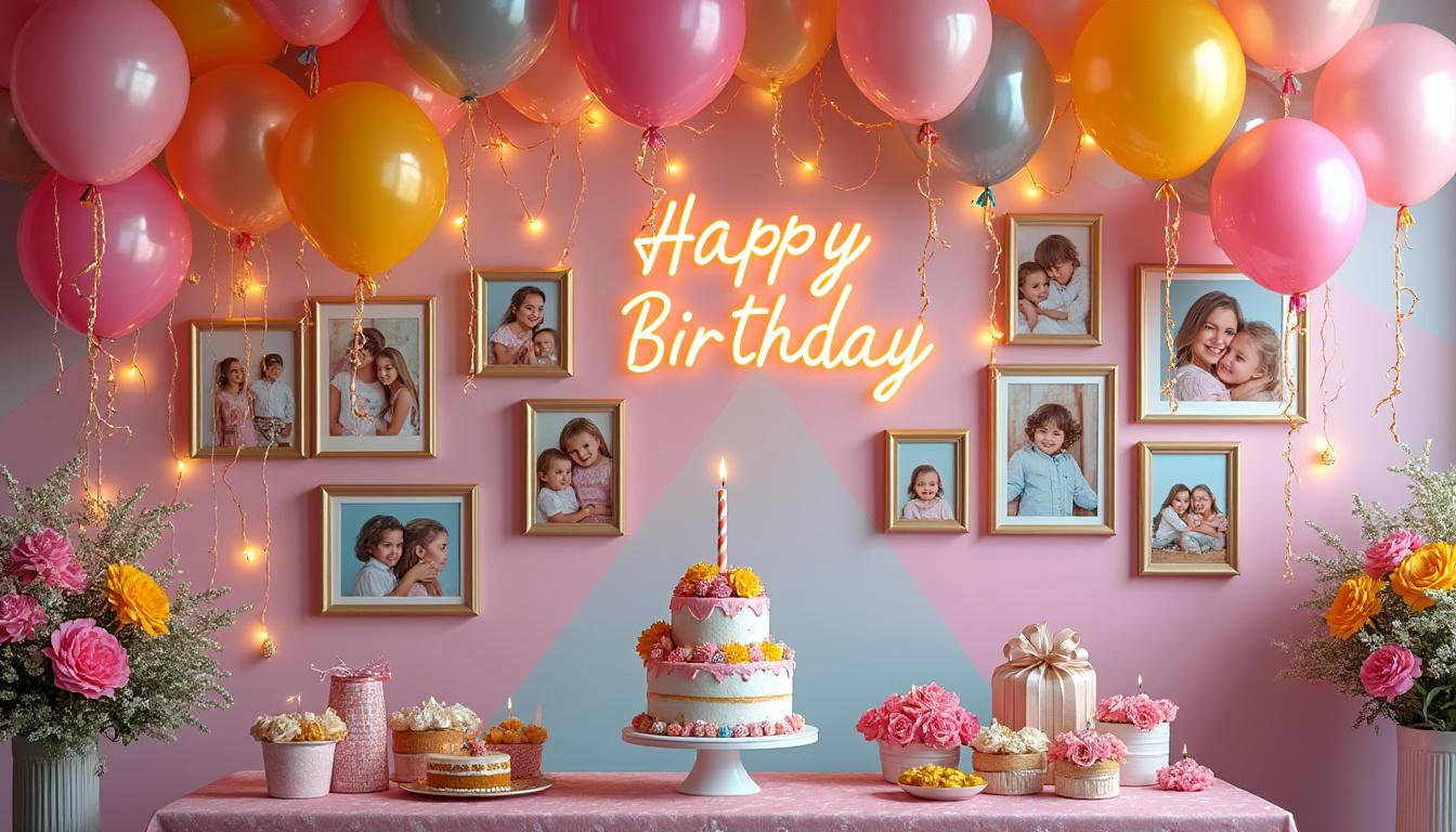 découvrez des astuces créatives pour réaliser un mur photo déco original et personnalisé à l'occasion d'un anniversaire. inspirez-vous de nos idées pour immortaliser ce moment festif et épater vos invités avec une décoration unique !