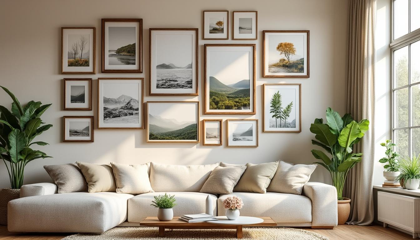découvrez nos astuces pour réaliser une décoration murale originale avec des cadres : conseils de disposition, idées de styles et inspirations pour sublimer vos murs facilement !