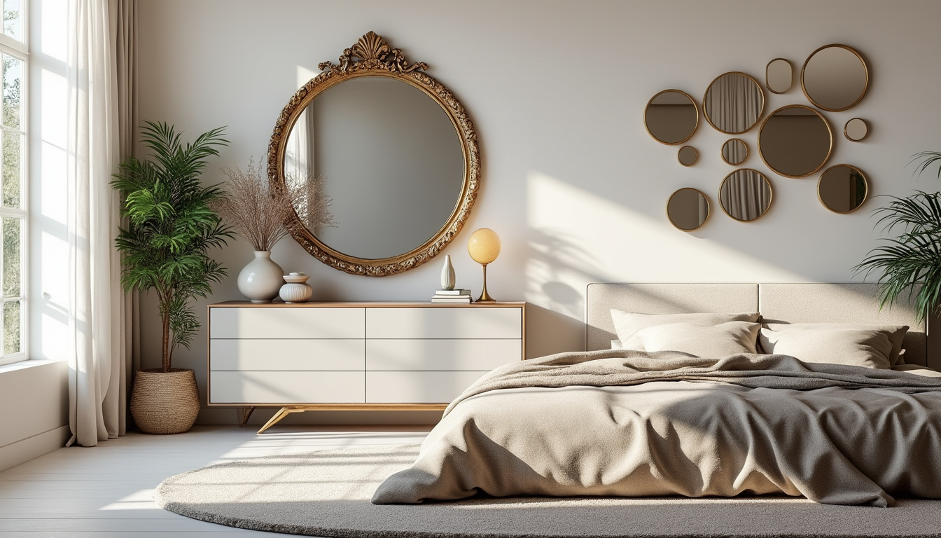 découvrez comment intégrer les miroirs dans la décoration de votre chambre pour agrandir l'espace, apporter de la lumière et sublimer votre intérieur avec style et élégance.