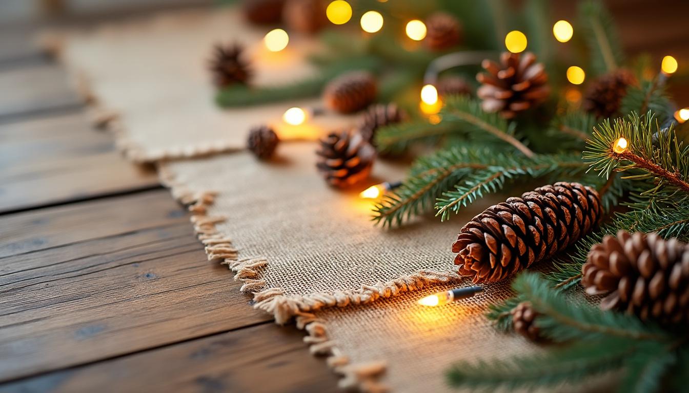 découvrez comment créer un chemin de table de noël en tissu naturel, facile à réaliser et parfait pour une décoration de fête chaleureuse et écologique. suivez nos conseils pour un style authentique et élégant !