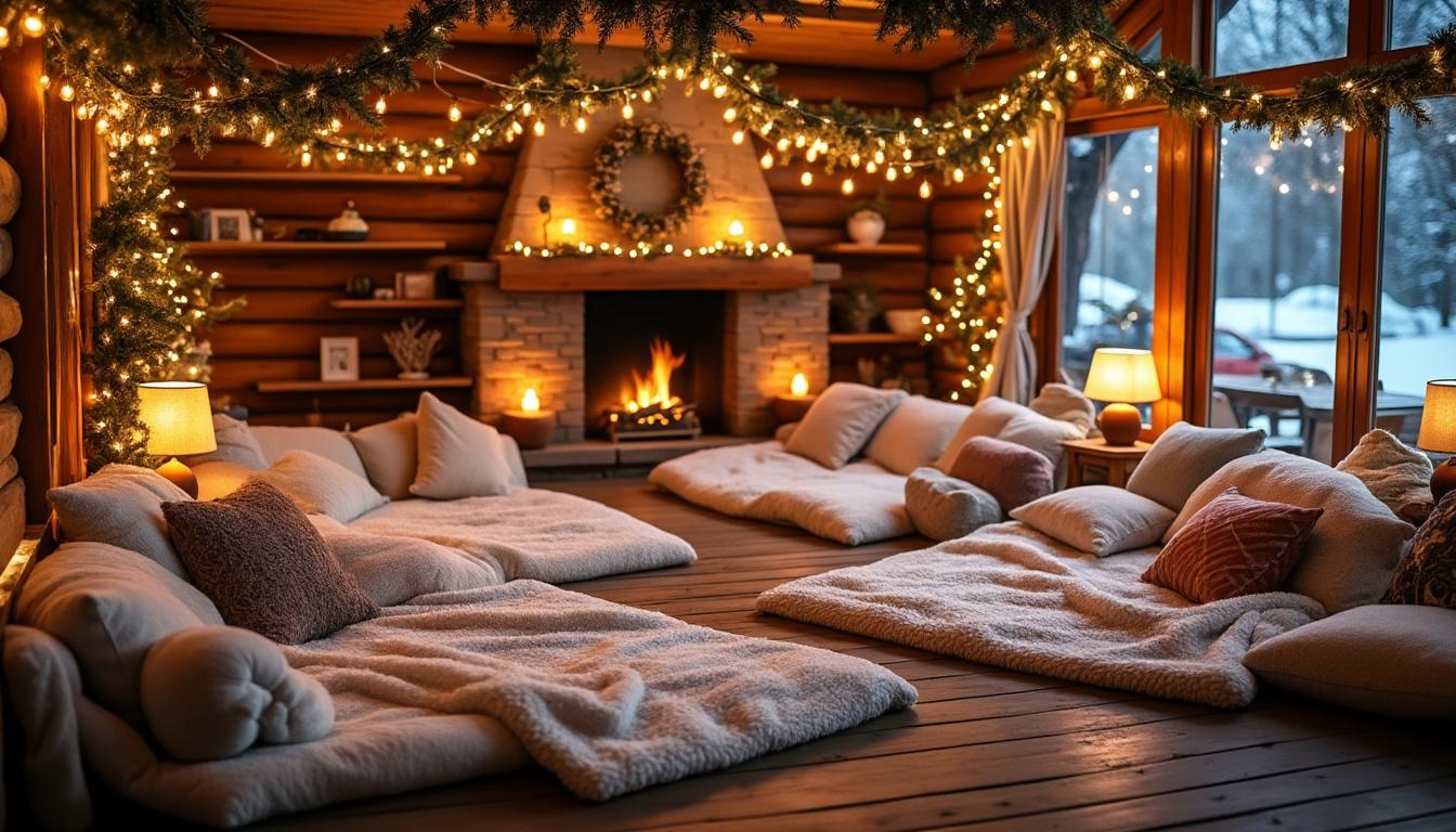 découvrez comment instaurer une ambiance cosy et chaleureuse pour une fête hivernale inoubliable, en dehors des célébrations de noël. idées déco, éclairage doux et astuces conviviales pour réchauffer vos invités !