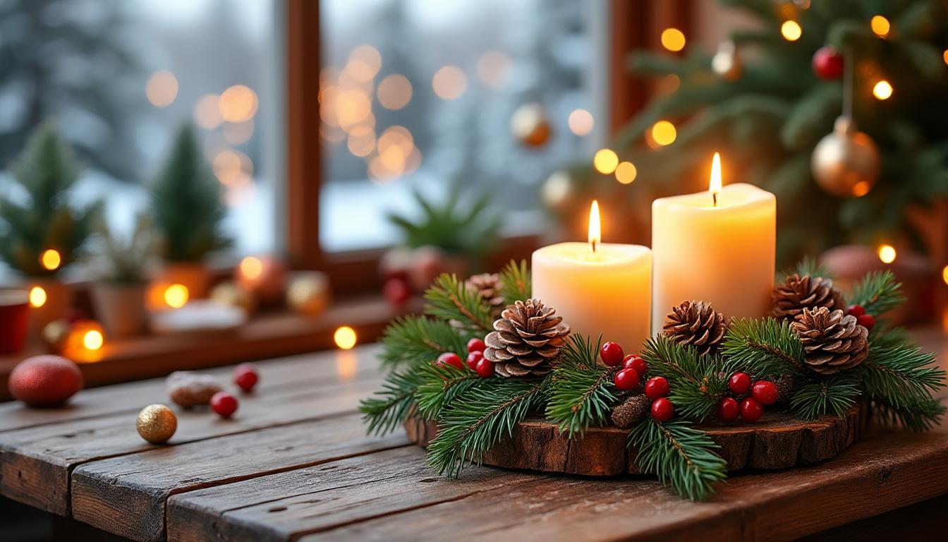 découvrez comment réaliser facilement des bougeoirs de noël diy pour sublimer votre décoration de fêtes. idées créatives et étapes simples pour des bougeoirs faits main uniques !