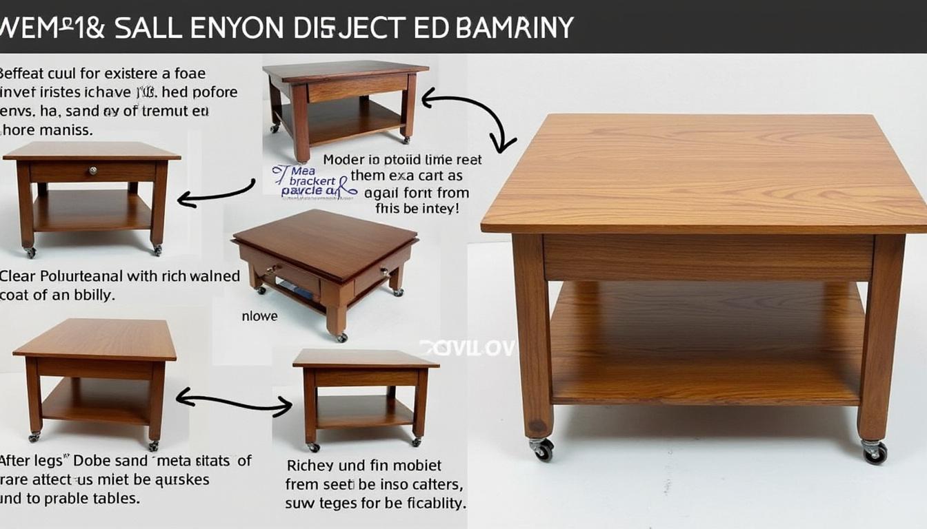 découvrez comment relooker facilement une table basse en bois grâce à des astuces diy simples et créatives. donnez une seconde vie à votre meuble avec nos conseils pratiques et tendances déco !