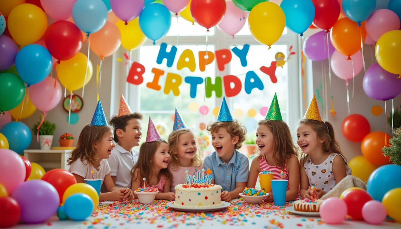 découvrez nos idées déco anniversaire arc-en-ciel pour une fête pétillante et colorée : ballons, guirlandes, gâteaux et astuces créatives pour émerveiller petits et grands.