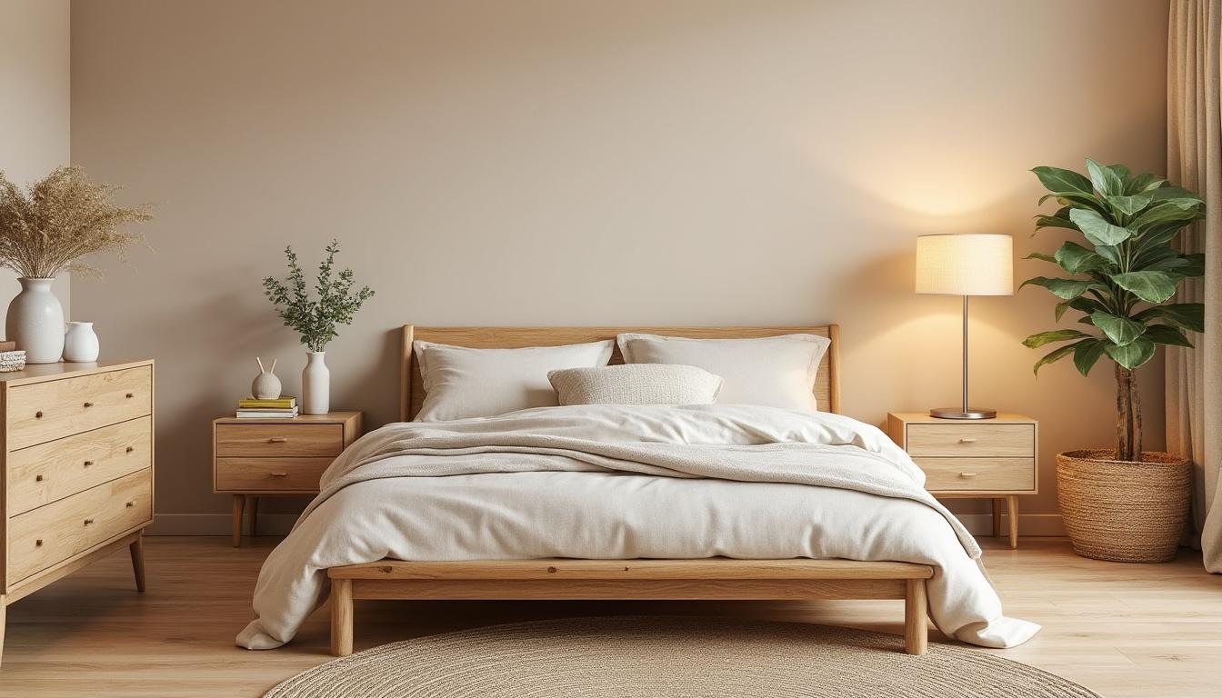 découvrez nos idées de décoration pour une chambre beige, alliant douceur, chaleur et élégance. inspirez-vous pour créer un cocon apaisant et tendance, parfait pour un espace de repos harmonieux.