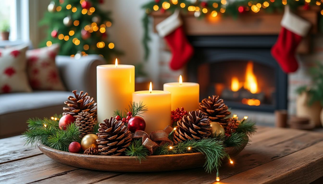 découvrez des idées diy originales pour réaliser une déco de noël avec des pommes de pin. astuces simples, conseils créatifs et inspirations naturelles pour sublimer votre intérieur pendant les fêtes !