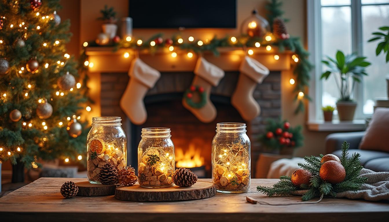 découvrez des idées déco de noël économiques et créatives en mode récup’ pour une ambiance festive sans vous ruiner. inspirez-vous de nos astuces faciles à réaliser avec des objets du quotidien !