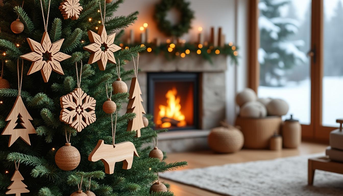 découvrez comment adopter une déco de noël esprit scandinave avec du blanc éclatant, du bois naturel et des jeux de lumière doux pour une ambiance chaleureuse et minimaliste.
