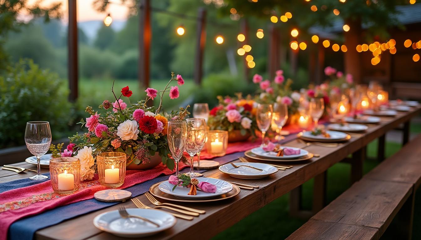 découvrez des idées créatives de chemins de table festifs pour sublimer vos événements et apporter une touche unique à votre décoration de fête. inspirez-vous pour impressionner vos invités !