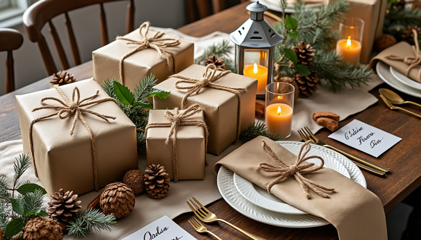 découvrez des idées créatives avec du papier kraft pour une décoration de noël originale et écologique. inspirations diy, astuces simples et décorations naturelles pour embellir votre intérieur pendant les fêtes.