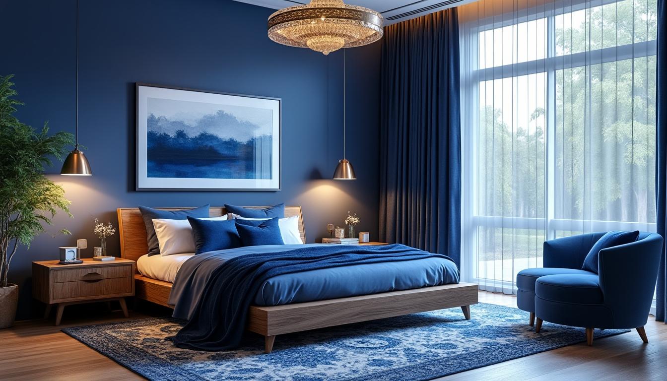 découvrez nos inspirations déco pour sublimer une chambre avec des nuances de bleu profond : idées de couleurs, mobilier, accessoires et conseils pour une ambiance élégante et apaisante.