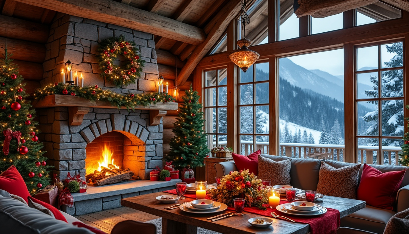 plongez dans l’ambiance chaleureuse de noël avec nos idées déco inspirées du style chalet de montagne : matières naturelles, tons boisés et touches cocooning pour une fête magique et authentique.