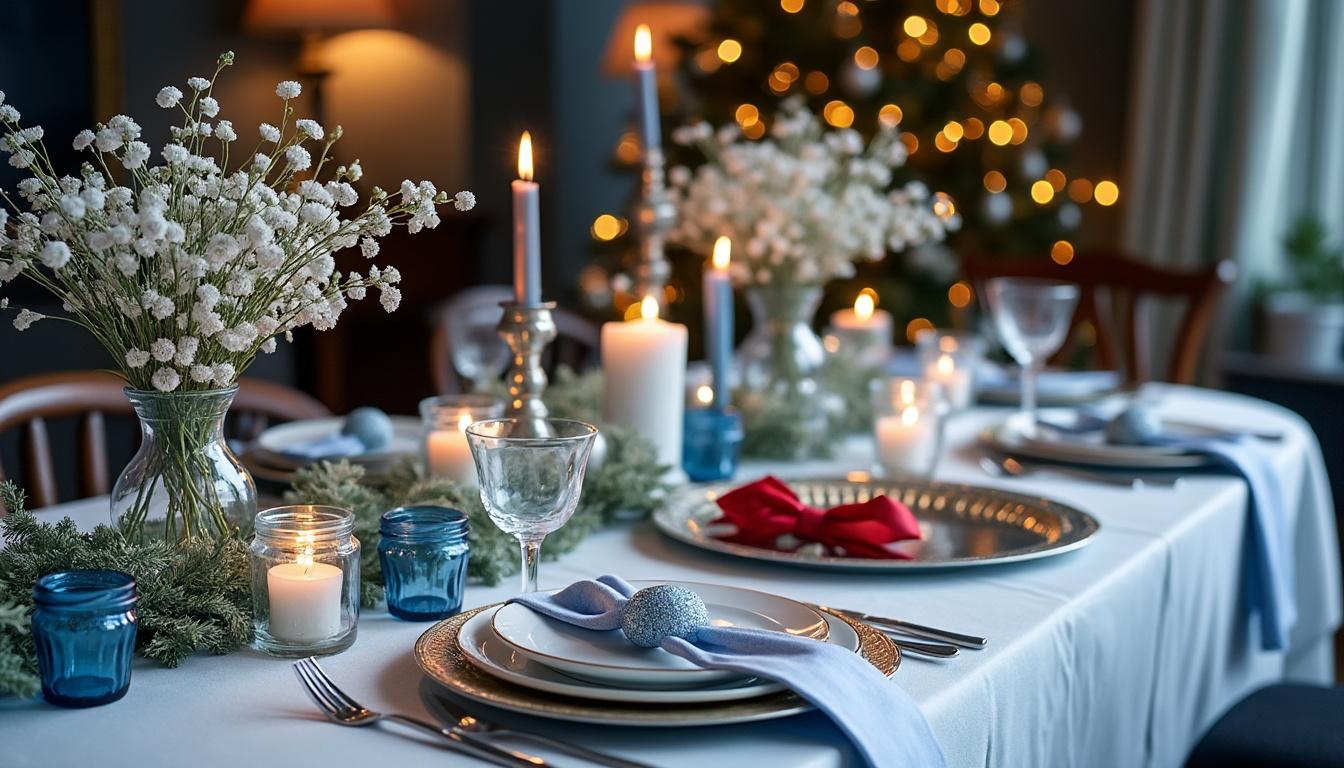 découvrez comment adopter la tendance chic du noël bleu et argent pour une décoration élégante et féerique. conseils, idées et inspirations pour sublimer vos fêtes de fin d'année !