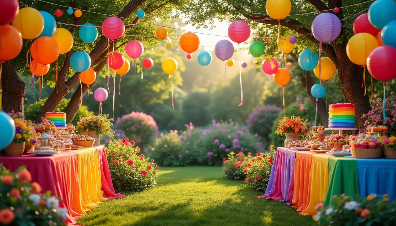 découvrez comment organiser une fête arc-en-ciel inoubliable grâce à nos idées déco colorées et originales pour égayer votre événement et émerveiller vos invités.