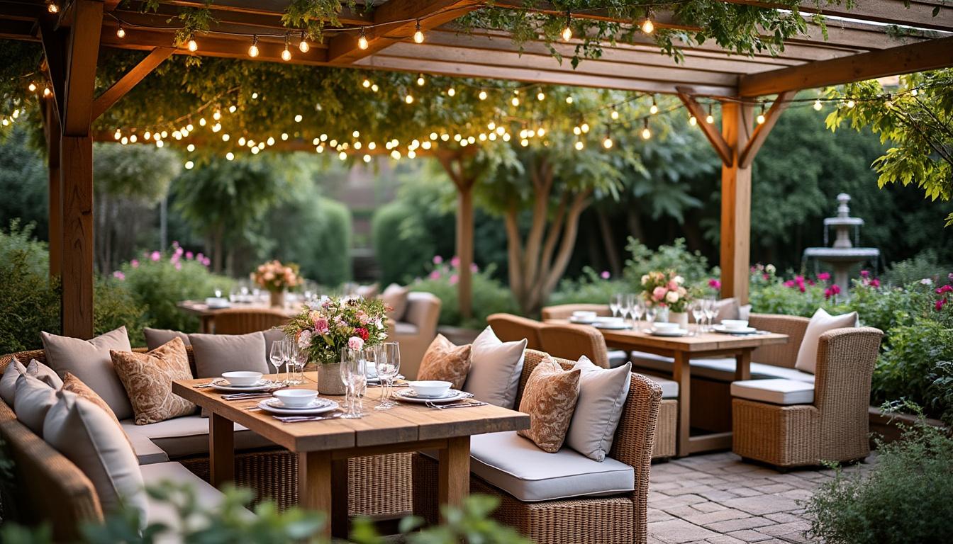 découvrez tous nos conseils pour organiser une garden-party inoubliable : idées de décoration, choix d’ambiance et astuces pour sublimer votre extérieur avec des jeux de lumières. rendez votre fête conviviale et élégante !