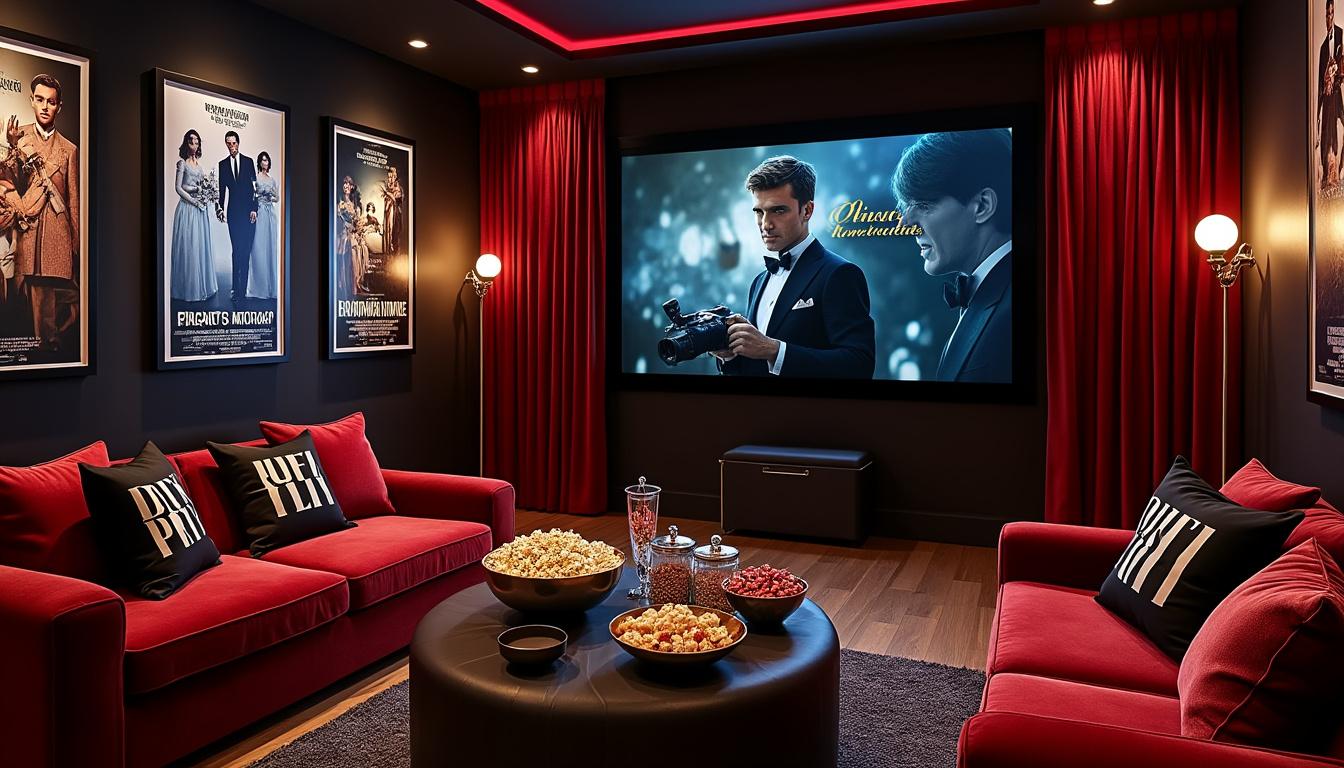 découvrez des idées déco élégantes et originales pour transformer votre salon en salle vip le temps d’une soirée cinéma à domicile. ambiance glamour, accessoires et conseils pour une expérience inoubliable avec vos invités !