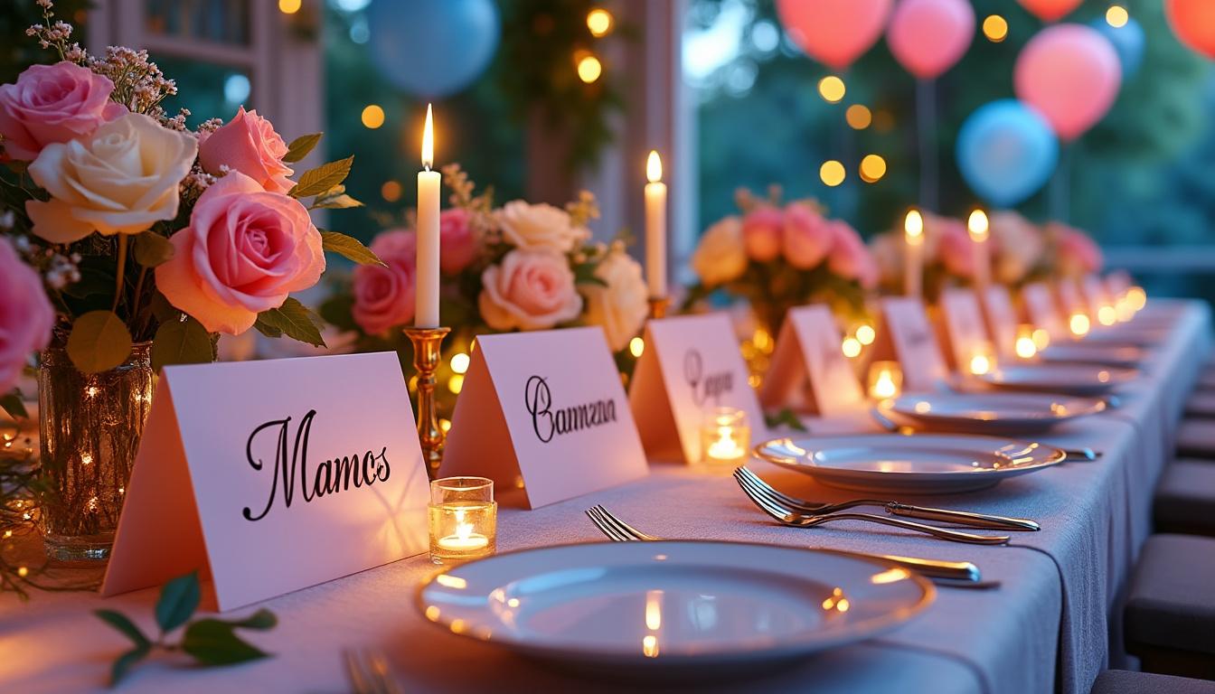 découvrez comment personnaliser votre décoration de fête en intégrant des prénoms : astuces, idées créatives et conseils pour une ambiance unique et mémorable !