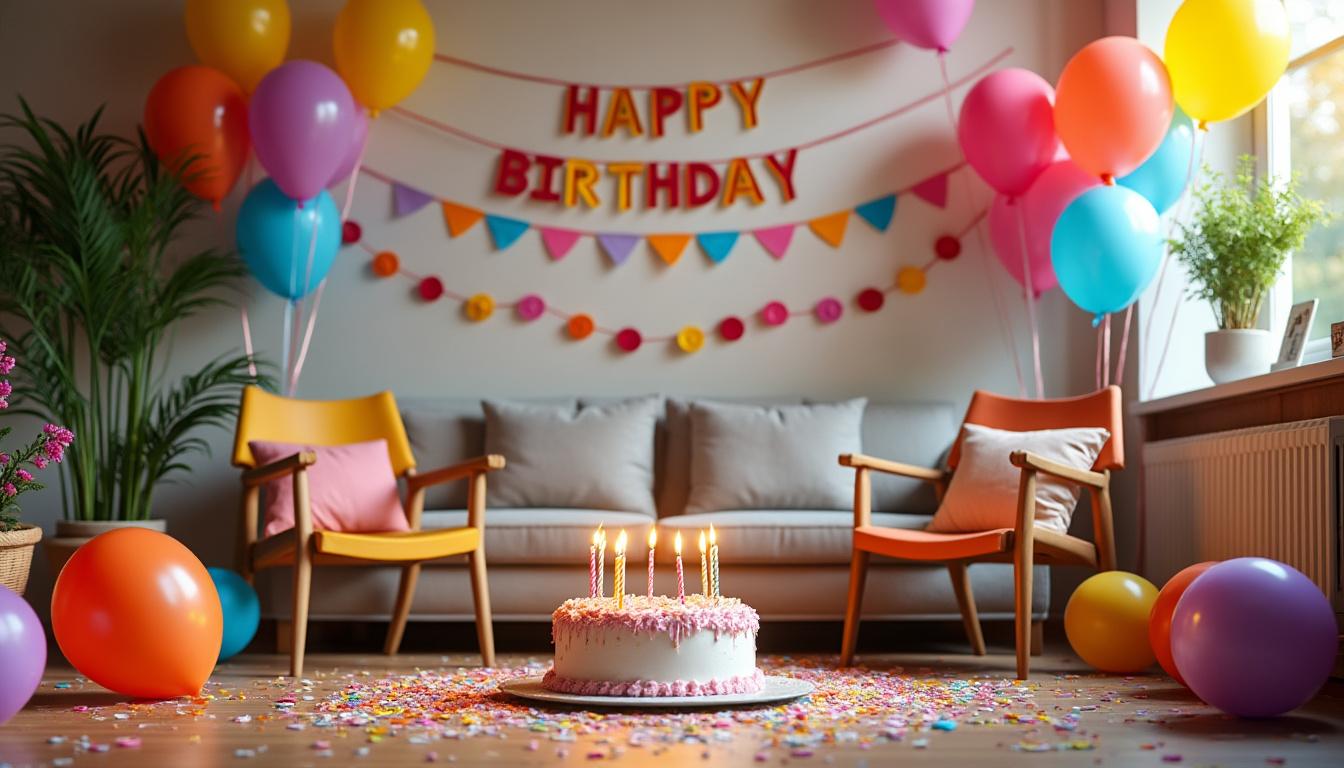 découvrez nos astuces pour organiser rapidement une décoration d'anniversaire surprise réussie et impressionner vos invités en un temps record.
