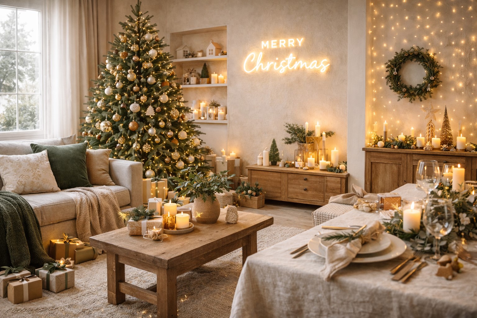 Créer une vitrine de Noël dans sa propre maison