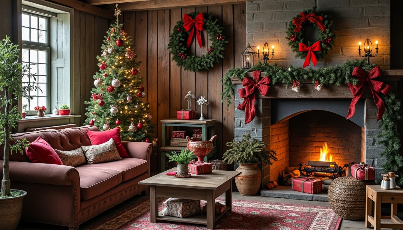 découvrez des idées de décoration de noël alliant esprit brocante et récupération pour une ambiance chaleureuse et authentique.