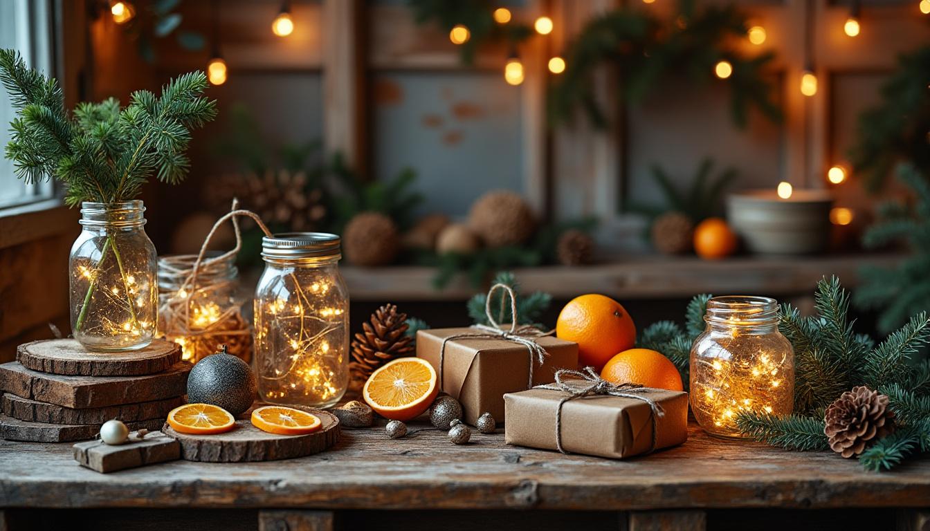 découvrez des idées de décoration de noël alliant esprit brocante et récup pour un intérieur chaleureux, authentique et écoresponsable.